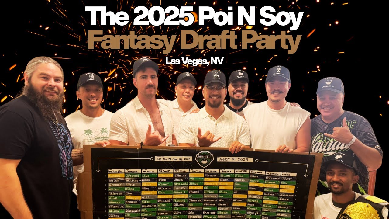The 2025 Poi N Soy FFL Draft Party (Las Vegas Vlog)