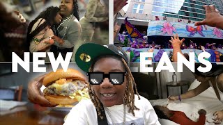 NEW ORLEANS MARDI GRAS | VIBES + FOOD REVIEWS (worst restaurant in Baton Rouge ever)