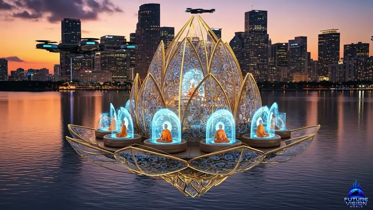 Future City: Future Miami 2280: Die Schwimmende Ozeanwelt | Sci-fi AI Short Film (4K)