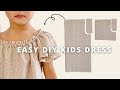 Easy pattern to make kids dress  diy dress 35 years old