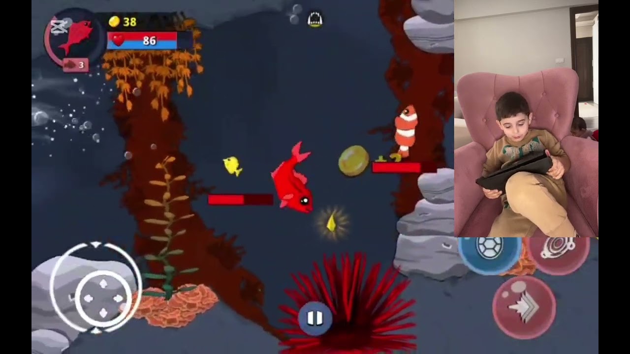 5 yaşındaki oğlumun ilk balık oyunu macerası😂