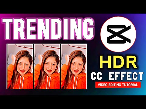 🔥Viral Trending HDR CC Reels Editing Tutorial | HDR CC Video Editing in Capcut | How to Edit HDR CC