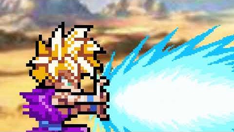 Gohan vs cell (sprite animation)