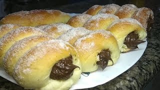 Pão de Churros com Ganache de Chocolate