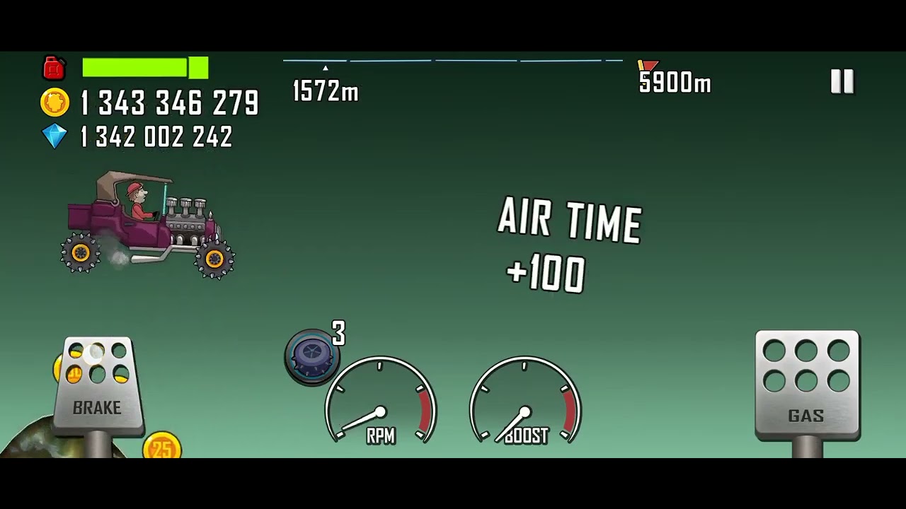 Alien Planet Racing Hill climb racing Hot Rod and Alien Planet 2426 m ( Current World ...