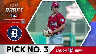 Detroit Tigers Select Jackson Jobe from Heritage Hall HS with the 3rd Pick of the 2021 MLB Draft