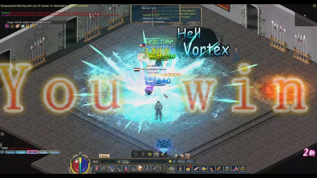 Conquer Online Elite PK [Sept 25, 2020] Dragon+Sickle Combo - sKyLaRkNeXuS - w/ Slow-mo and Replay