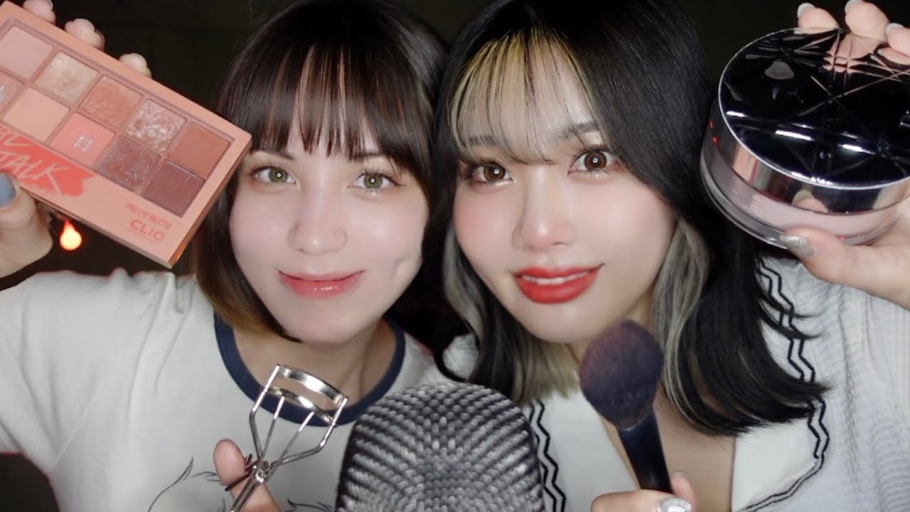 ASMR｜10 минут нанесения макияжа💋[@ASMR BlueKatie]