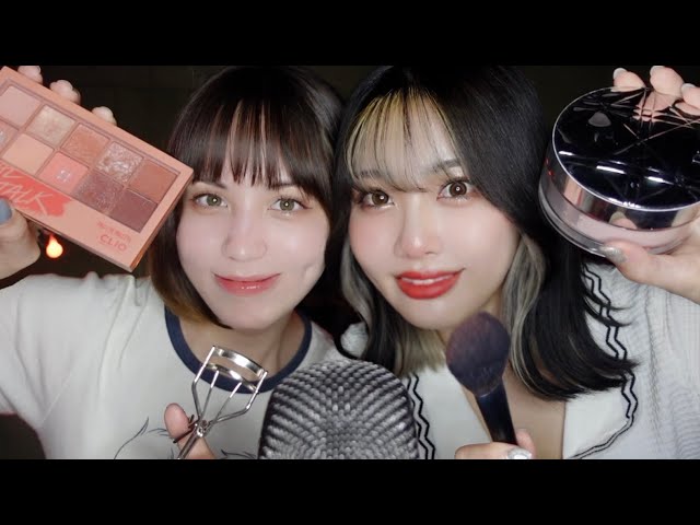 ENG SUB]ASMR Doing Your Makeup In 10 Minute💋[@ASMR BlueKatie