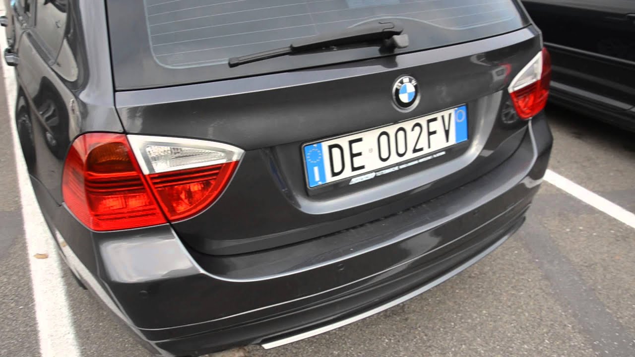 BMW 320d 10/2008 155455km LEGGERE BENE!!! - YouTube