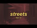 Doja Cat - Streets (lyrics)