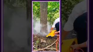 Amazing technology Laser system Tree cutting machine