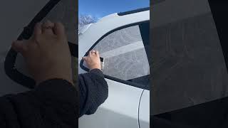 Holographic black spider web car decal 🖤 #cardecals #decals #caraccessories #carlover