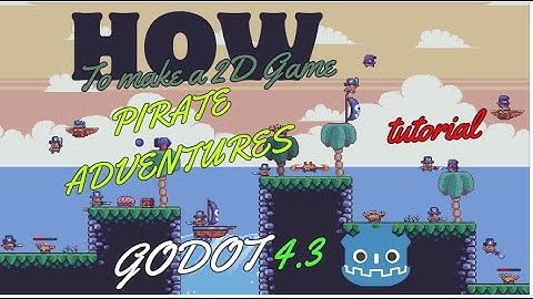 How to make 2D Platform game : PLAYER || Godot2D Part 3