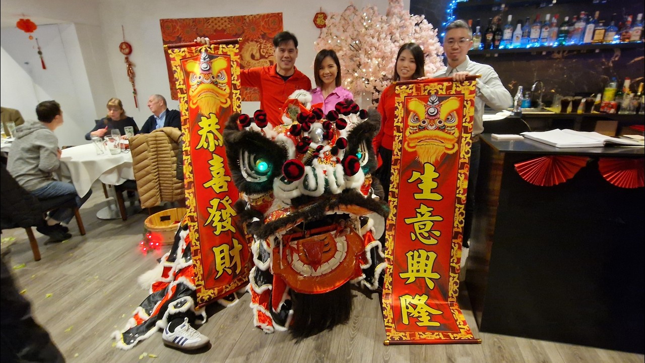 Lion Dance by Tang's Pak Mei | CNY 2026 | Empire Chinese Restaurant & Karaoke, London