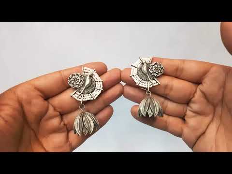 Bridal Set Beautiful Vintage Earrings Mother of Perl #jewelry #jewellery #earrings #metal #video