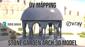 Tutorial | Part - 2 | UVW Mapping Stone Garden Arch 3d Model in 3Ds Max | For Beginners.