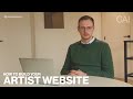 Stepbystep tutorial how to create a professional artist website industryapproved