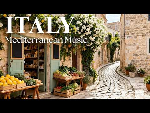 Mediterranean Coastal Music 🏝️ Amalfi Coast & Lake Como | Tranquil Escape
