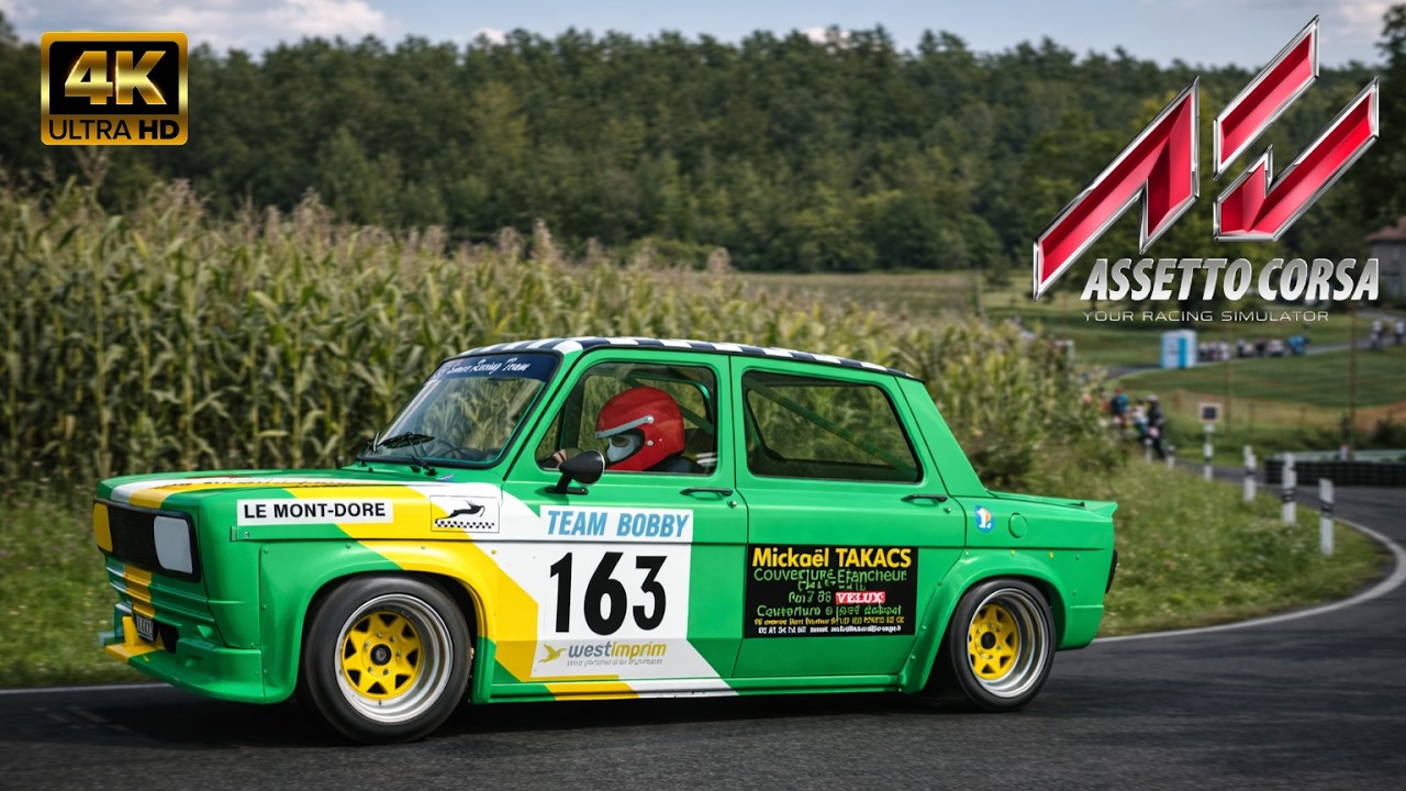 ASSETTO CORSA / SIMCA RALLYE 2 Gr.F / BORGLOH HILLCLIMB / 4K - YouTube