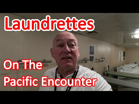 Cruise Ship Laundrette - What are the Laundry Rooms on the Pacific Encounter Like? Video Thumbnail