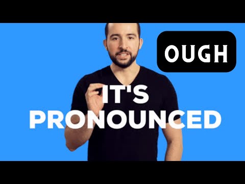 Phonics. Letters OUGH.
