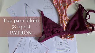 Top Para Bikini o Lencería (3 estilos) // PATRÓN screenshot 2