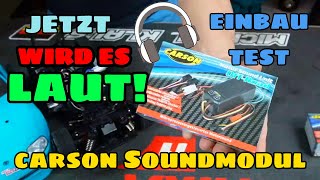 Carson Soundmodul Offroad Truck mit Schaltgeräuchen - Test Einbau Einstellungen