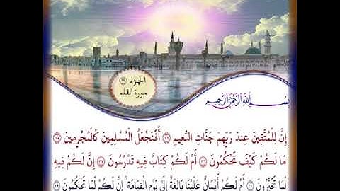 سورة القلم للشيخ حاتم فريد الواعر