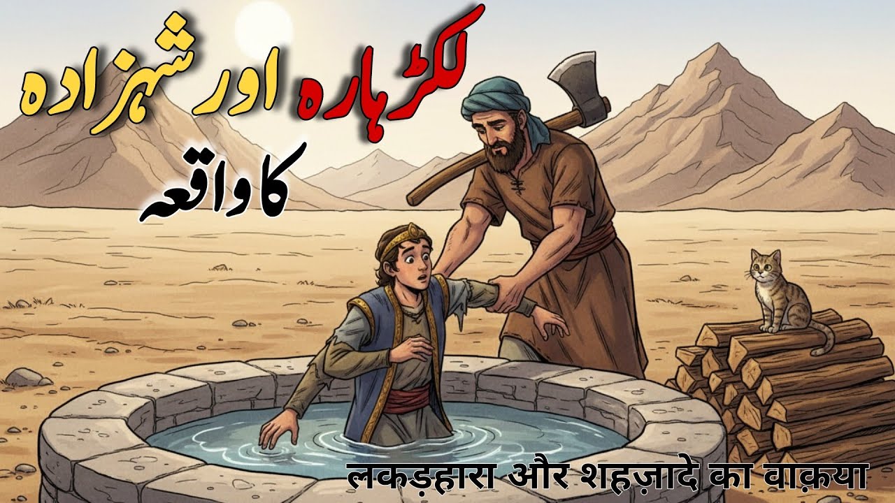 Lakadhara Or Shehzaade Ka Kissa | Moral Story in Hindi Urdu | लकड़हारा और शहज़ादा का किस्सा
