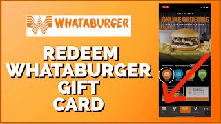How to Redeem Whataburger Gift Card Points 2023?