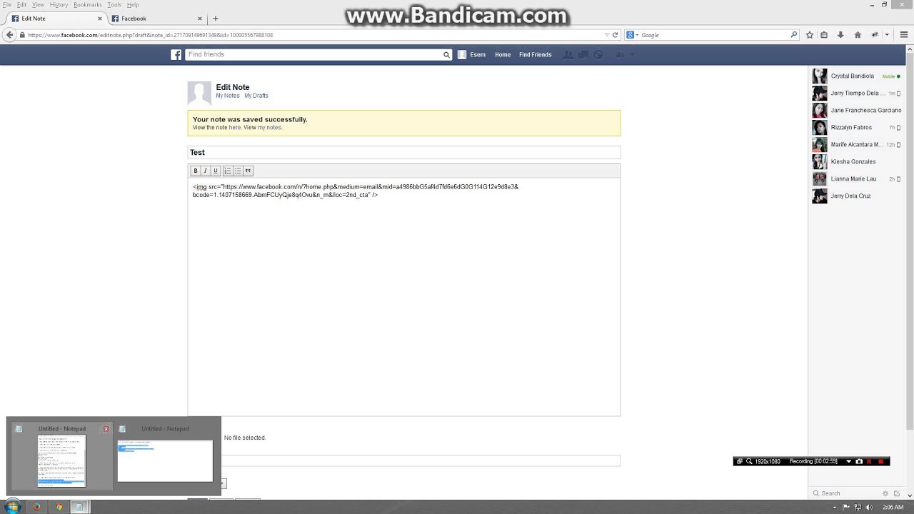 Facebook Bug Auto Logout