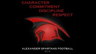 ALEXANDER FOOTBALL SEASON 2014 SLIDESHOW
