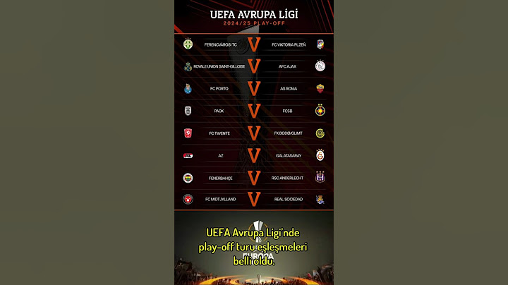 UEFA Avrupa Ligi’nde play off turu eşleşmeleri belli oldu. Futbol Haberleri