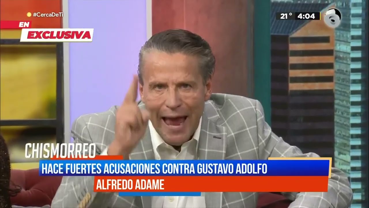 Alfredo Adame explota contra conductores en plena entrevista El