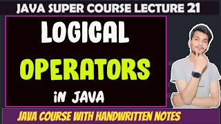 #20 - logical operators in java | Hindi/Urdu
