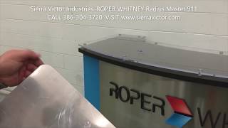 Sierra Victor Machinery: ROPER WHITNEY Radius Master 911