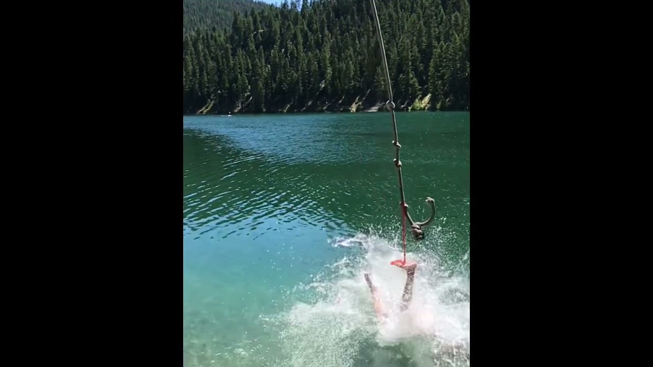 Rope Swing Leg Wrap Fail