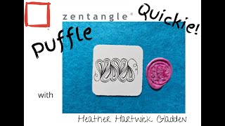 Puffle | Zentangle® Quickie