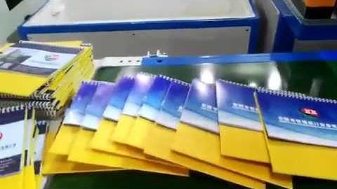 single spiral Automatic punching, forming , binding machine in one