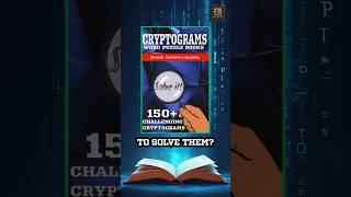 "Unlock the Secrets: The World of Cryptograms" #cryptogram  #cryptogramtips #puzzlegame