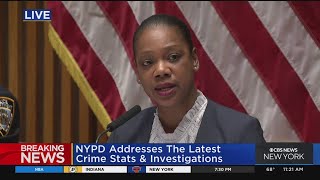 NYPD addresses latest crime stats and investigations