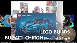 Lego Builds - Bugatti Chiron (Unboxing & Bag 1)