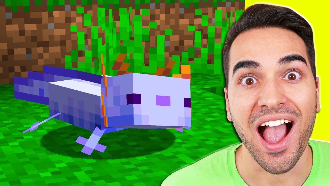 HO TROVATO L'AXOLOTL PIÙ RARO DI MINECRAFT!!