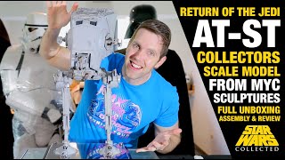 HUGE AT-ST Collectors Scale Model From MYC Sculptures Review