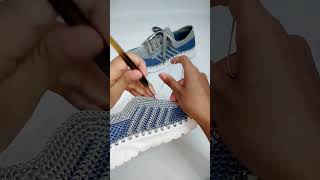 Wow super easy | Amazing Knit & Crochet crochetshoes crochet knitting  fingercrochet  232