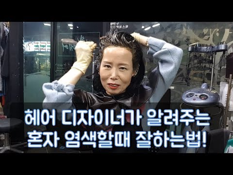 헤어 디자이너가 알려주는 혼자 염색하는법