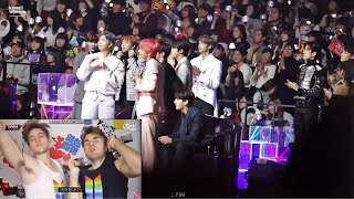 181212 BTS reaction to Favorite Music Video VCR @ MAMA in Japan