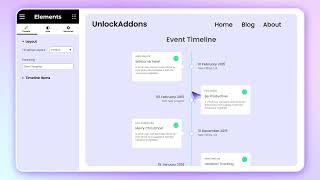 How to Create Event Timeline in Elementor – Unlock Addons