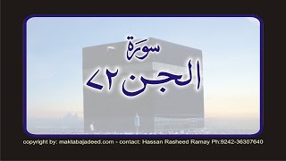 Surah 72 – Chapter 72 Al-Jinn الجن HD Quran Urdu Hindi Translation By Ashrf Ali Thanavi